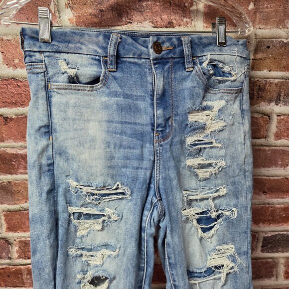 Women's AMERICAN EAGLE Curvy Hi-Rise Jegging Jeans Size 6 - Picture 4 of 7